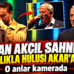 Sinan Akçıl sahnede yanlışlıkla Hulusi Akar’a vurdu: O anlar kamerada